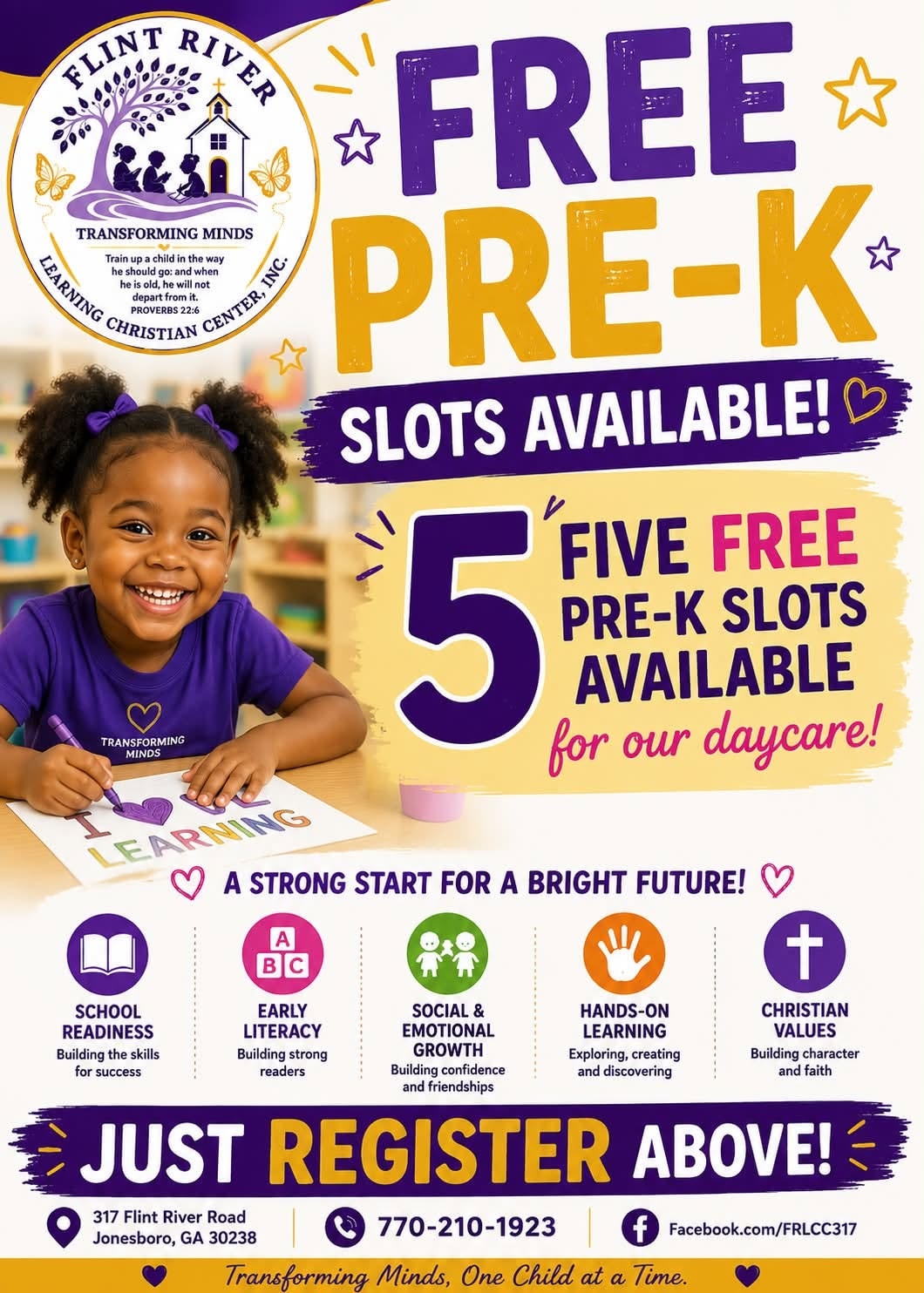 Free Pre-K Slots Available!